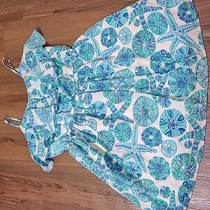 jocelyn short sleeve linen dress Lilly Pulitzer Jocelyn Short Sleeve Linen Dress - Multi Lilly Loves Cinderella